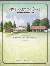 The Clubs at Houston Oaks, membership, Texas, TX, Hockley, tennis, golf, shooting, equestrian, 2014 newsletters